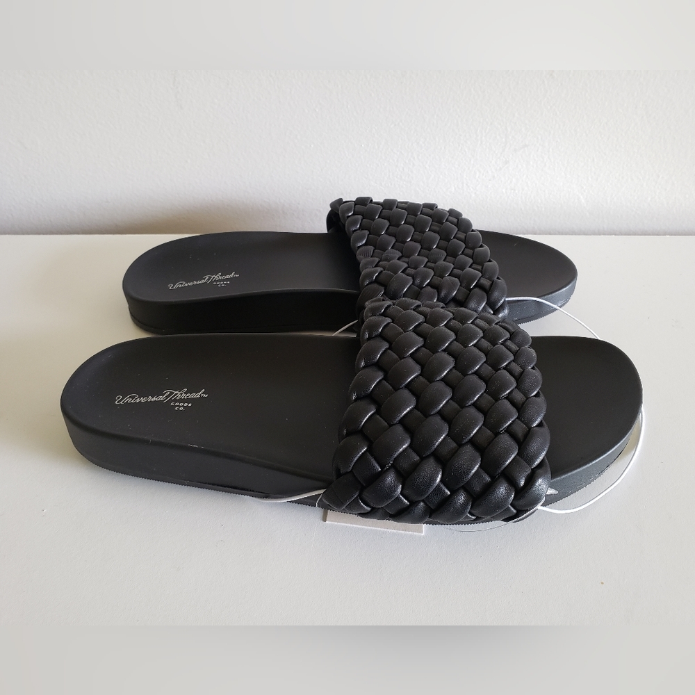 COPY - Women's Black Polly Slide Sandals Size 6.5